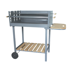 Gril de barbecue en acier Arge Mobile Grill à charbon de bois <span class=keywords><strong>pour</strong></span> 10 personnes, Gril extérieur <span class=keywords><strong>pour</strong></span> jardin balcon <span class=keywords><strong>terrasse</strong></span> camping - Product Image 2