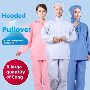 <span class=keywords><strong>Salopette</strong></span> à manches longues à capuche pour hommes pour les ateliers d'usines alimentaires printemps automne saison vêtements <span class=keywords><strong>de</strong></span> <span class=keywords><strong>travail</strong></span> pour la protection du <span class=keywords><strong>travail</strong></span> des femmes - Product Image 5