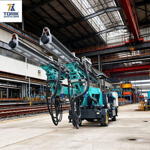 เครื่องเจาะหินแบบล้อหมุนสองแขน ใช้ปั๊มดีเซล ใช้งานได้ทั่วไป เหมาะสำหรับพื้นที่ภูเขา/พื้นที่เปียกชื้น ความลึกสูงสุด 50 เมตร - Product Image 1