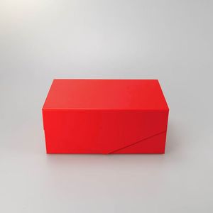 <strong>Manufacturer</strong> <strong>Wholesale</strong> Price Red Magnetic Gift <strong>Paper</strong> <strong>Box</strong> for Clothing Sponge Lining Embossed Wig Hair Extension Closure for - Product Image 3