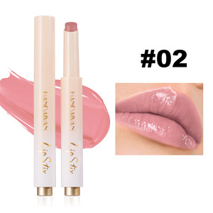 Brillo Labial HANDAIYAN con Textura de Mármol en 8 Colores, Lápiz Labial Humectante de Larga Duración, Brillo Labial Líquido Hidratante, Bálsamo Labial Cosmético - Product Image 3
