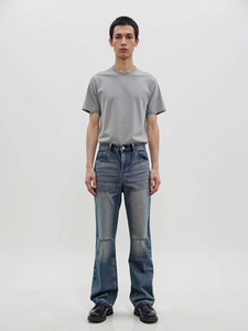 Vente chaude, bonne qualité, pantalon décontracté de style américain classique, délavé, hip-hop, jambes larges, coupe bootcut, pantalon pour homme, jeans - Product Image 6