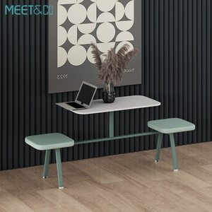 High Counter Bar <b>Table</b> and Chair Set Stylish Modern Design for Office Collaboration and Public Reception Durable Stylish <b>Desks</b> - Product Image 3