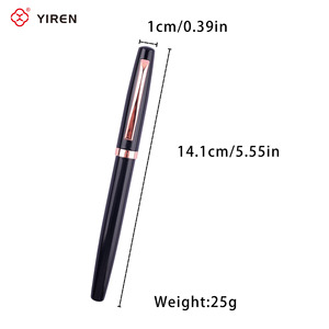 YIREN Big Nib Caneta-tinteiro de metal de alta qualidade Set Gift Sets Iridium Point Nib Luxo Parker <span class=keywords><strong>Pen</strong></span> com logotipo personalizado - Product Image 6
