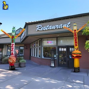 Custom Tax Pizza Air <strong>Dancer</strong> with Pizza <strong>Sign</strong> for Outdoor Advertising - Product Image 3