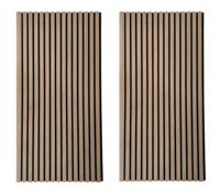 Production en série de rainures à bas prix Panneaux d'insonorisation en bois Décoration murale Panneaux acoustiques à lamelles de plafond