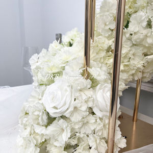 NUEVOS centros de mesa de bolas de flores para la decoración de la boda rosa de seda flor de cerezo Bola de flores centros de mesa de boda - Product Image 4