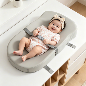 Tapis <span class=keywords><strong>à</strong></span> <span class=keywords><strong>langer</strong></span> imperméable toutes saisons avec couverture polaire amovible, matelas doux pour bébé pour <span class=keywords><strong>table</strong></span> de nurserie - Product Image 3