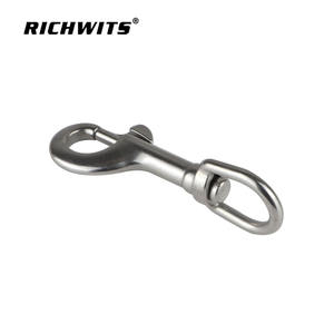ตะขอเดี่ยว RICHWITS ทำจากสแตนเลส 316 รูปวงรี อุปกรณ์ทางทะเลสำหรับสมอเรือและสปริง คลิปสำหรับสัตว์เลี้ยง คลิปดำน้ำ - Product Image 4