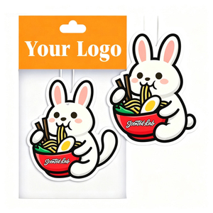 Deodorante per Auto Personalizzato all'Ingrosso, Profumo a Lunga Durata con Logo Personalizzato, Ciondolo in Carta di Cotone Promozionale - Product Image 1