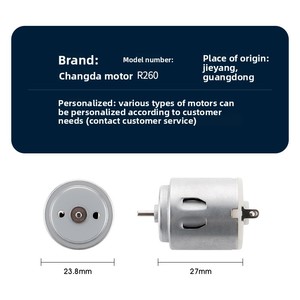 R260 vẻ đẹp cụ với 36V nam châm vĩnh cửu DC động cơ điện bút chì mài chân Massager rung động chải DC động cơ - Product Image 3