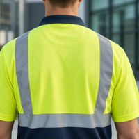 Chemises polo à manches courtes à séchage rapide pour l'été, bandes réfléchissantes, vêtements de travail de sécurité, pantalons de travail de construction, vêtements de travail personnalisés