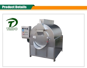 Công nghiệp thương mại trống quay đậu phộng Nuts nấu ăn rang xay hạt hướng dương Máy rang cung cấp SUS 304 rang xay đậu nành - Product Image 2