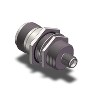 Adaptador ZCOM N(F)-SMA(F) Hembra a Hembra, Bajo VSWR, Baja Pérdida de Inserción, Conector Coaxial RF de CC-18GHz para Señales de Microondas