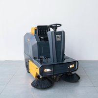 Balayeuse à brosse rotative à bande transporteuse pour routes, haute performance, durable, pour gazon artificiel