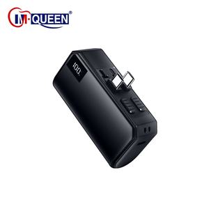 Banco de Energía Portátil con Pantalla Digital y Logotipo Personalizado, Nuevo Diseño, Batería Externa de 5000 mAh con Soporte para Teléfono - Product Image 1