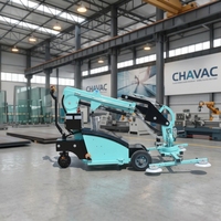 Lève-charge à ventouse à batterie haut de gamme pour panneaux plats en MDF, capacité 200/300/400/500/600/800 kg, hauteur de levage 2,7-5 m, certifié CE