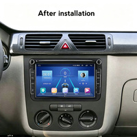 Autoradio Android 8 pouces avec écran IPS et écran tactile pour VW Polo/Caddy/Golf/Seat/Skoda, CarPlay sans fil et Android Auto, WiFi, GPS