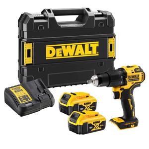 Perceuse à percussion sans fil DeWalt 18V, kit de 2 batteries, ensemble d'outils électriques - Product Image 1