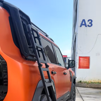 Nouvelle échelle latérale universelle pliable et réglable en aluminium Jetour G700 pour porte-chargeurs de toit de voiture Chery Jetour