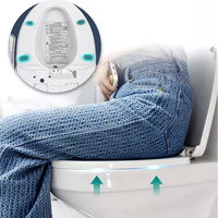 Modèle multifonctionnel européen L-MSC403-L avec sèche-linge télécommandé, siège de toilette rond bidet, siège de toilette électrique intelligent
