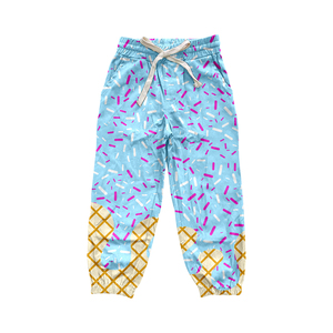 Custom hot sale Boutique Wholesale orange Ice Scream Print Fall Outfits <b>for</b> Adult <b>Women</b> Long Yoga Pants & Trousers - Product Image 4