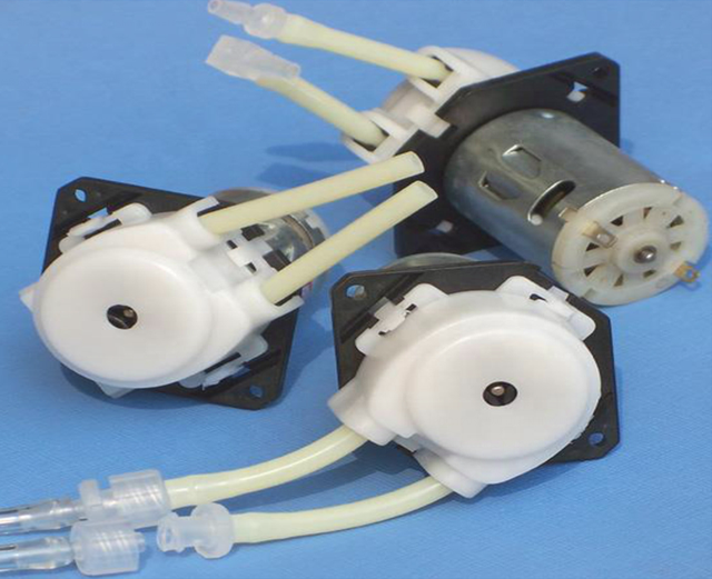 Customized Laboratory DC 12V/24V Dosing Pump Liquid Transfer Dispensing Filling Micro Pipe Fittings Peristaltic Pump