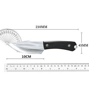 Hand-forged portable outdoor fruit knife for <b>camping</b>, meat cutting, butchering, stainless steel multi-functional handle, sharp - Product Image 4