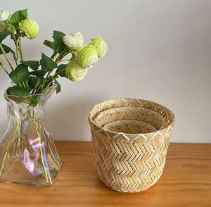 Handcrafted Eco-Friendly <b>Animal</b> Shaped Bamboo Woven Plant Pot <b>Basket</b> Macrame Hanger Modern Hanging Planter Indoor Outdoor Garden - Product Image 3