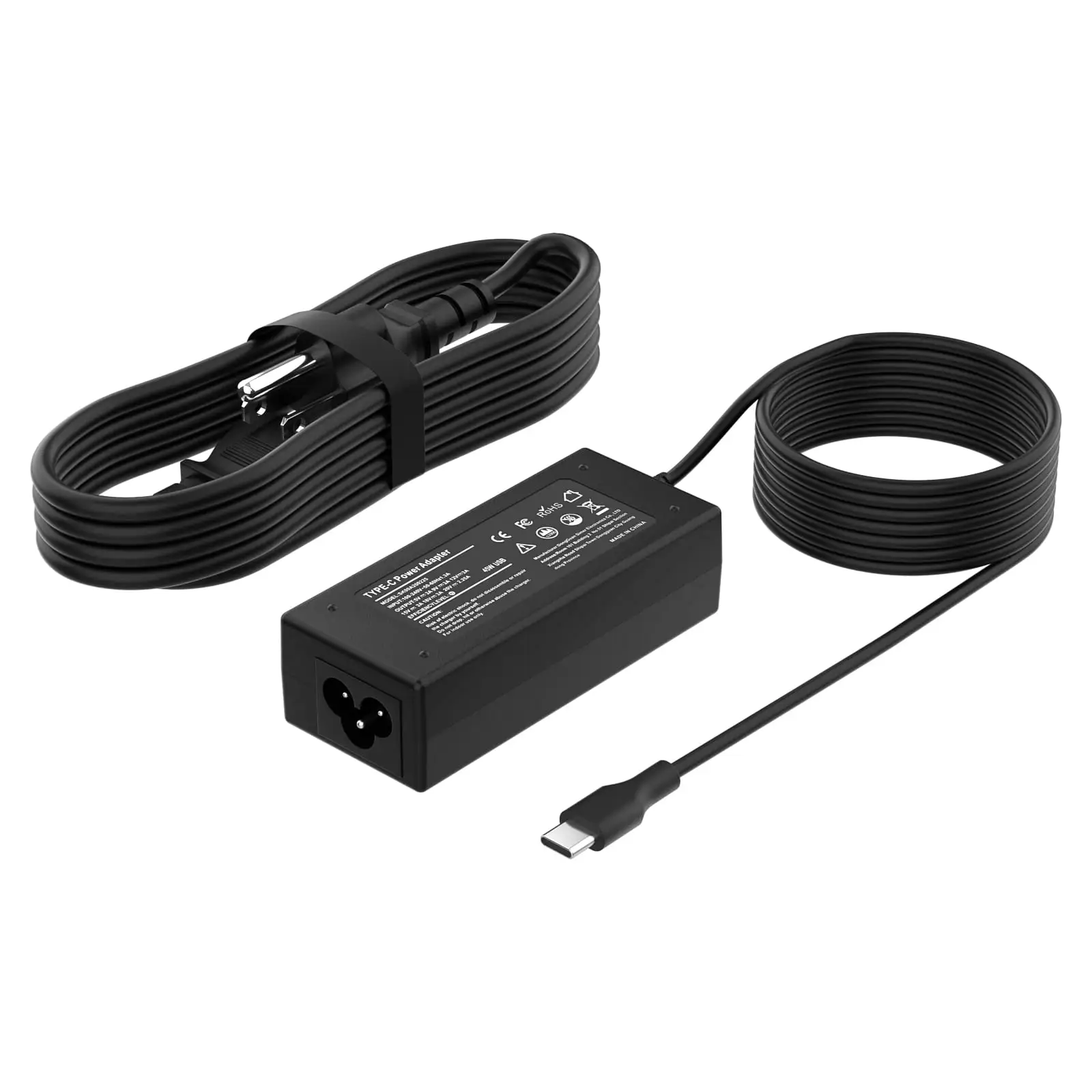 Pengisi daya Ac USB C/Tipe C 45W, adaptor untuk HP Chromebook notebook notebook notebook notebook