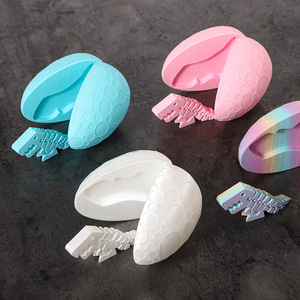 <span class=keywords><strong>Huevo</strong></span> <span class=keywords><strong>Sorpresa</strong></span> con <span class=keywords><strong>Dinosaurio</strong></span>, Diseño <span class=keywords><strong>de</strong></span> Dragón Adorable, Adorno <span class=keywords><strong>de</strong></span> Pascua, Juguete Infantil Impreso en 3D, Regalo Creativo para Escritorio - Product Image 5