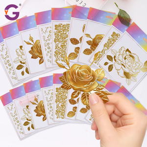 Feuilles d'autocollants transparents adhésifs personnalisés, écologiques, imperméables, avec estampage or, autocollant avec logo d'entreprise pour les vitrines de bijouteries - Product Image 4