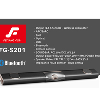 Barre de son HIFI puissante pour fête, avec double haut-parleur Bluetooth sans fil de 3 pouces, idéale pour la maison, le bureau, la télévision, le DJ et les événements intérieurs.