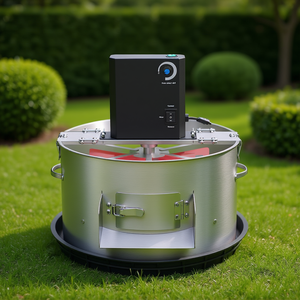 Machine de coupe hydroponique électrique manuelle 16 pouces pour plantes humides et sèches, lames en acier inoxydable, taille-haie - Product Image 2