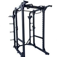 Équipement de fitness commercial TOPTONS : Appareil multifonctionnel Smith Power Cage pour squats et musculation libre