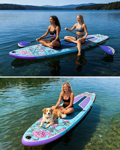 Tabla de Paddle Surf Inflable Aisunss |   Plataforma de PVC de 11' con Tecnología Drop Stitch para Pesca y SUP, con Bomba de Aire, Directo de Fábrica - Product Image 5
