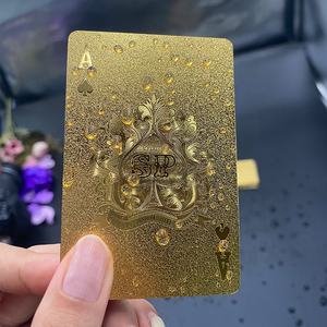 Cartes de Poker personnalisées imperméables, feuille d'or, fabricant de cartes de jeu - Product Image 5