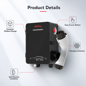 <span class=keywords><strong>Cargador</strong></span> para Vehículos de Nueva Energía AMPPAL de 7 kW, <span class=keywords><strong>Cargador</strong></span> Rápido AC de 7 kW, Estaciones de Carga EV Comerciales de Pared para Autos Eléctricos - Product Image 3
