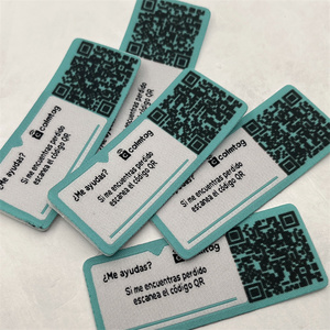 ป้ายเสื้อผ้าแบบกำหนดเอง ป้ายยาง NFC ป้าย PVC แบบรีดติด ป้าย PVC แบบเย็บติด - Product Image 3