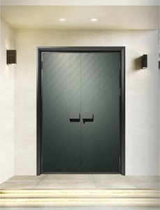 Sang trọng đôi cửa nhập thép không gỉ tùy chỉnh màu sắc chống trộm an ninh hiện đại chống cháy nổ kim loại bên ngoài khu dân cư - Product Image 4