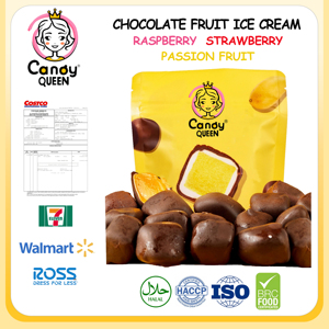 Đông lạnh món tráng miệng đồ ăn nhẹ sô cô la giòn trái cây đầy kem dâu mâm xôi niềm đam mê trái cây mini ngọt ngào kem bán buôn - Product Image 3