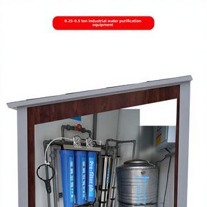 Purificateur d'eau industriel extérieur, osmose inverse RO, eau pure, filtration directe pour la consommation, élimination des sédiments, adoucissement de l'eau - Product Image 4