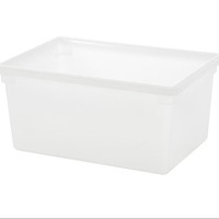 JIWINS Commerciële Koelkast Opbergbox 18L Transparant PC Materiaal Ladekast Type Keuken Fruit Groente Opbergbox