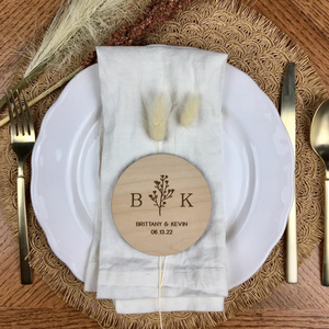 Sottobicchieri <span class=keywords><strong>in</strong></span> <span class=keywords><strong>Legno</strong></span> Traforato Personalizzati, Stile Rustico, Bomboniere e Decorazioni per la Casa - Product Image 4