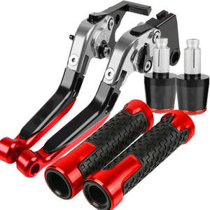 Pour HONDA VTX1300 <span class=keywords><strong>RETRO</strong></span> 2003 - 2009 2008 2007 2006 2005 <span class=keywords><strong>moto</strong></span> levier d'embrayage <span class=keywords><strong>de</strong></span> frein pliant 22mm bouton <span class=keywords><strong>guidon</strong></span> poignée fin - Product Image 6