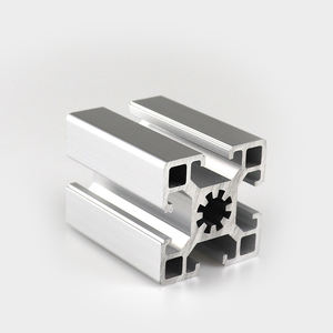 Personnalisé 6061 6063 T5 T6 5050 Fabricant de matériaux de cadre en aluminium industriel T Track V Groove Extrusion 5050 <span class=keywords><strong>Profil</strong></span>é en aluminium - Product Image 3