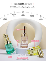 HUCCI flacon compte-gouttes en verre de sérum de soin de la peau vide personnalisable D40 30ml