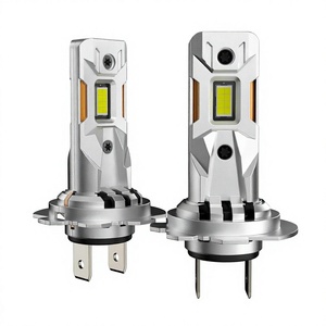Ampoules de phare LED H7 super lumineuses, taille mini 1:1, phare de voiture sans fil, 6500K blanc froid, système d'éclairage automobile - Product Image 4