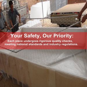 מגן רשת אבטחת רשת פרימיום נירוסטה חבל רשת ביטחון הבית התאספו בקלות טרליס עבור בתים משרדים ציבוריים - Product Image 6