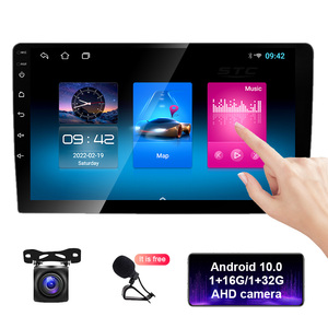 Cuerpo Delgado universal Android 10,0 10 pulgadas cámara de visión trasera pantalla completamente táctil Android coche Radio Gps navegación reproductor Multimedia - Product Image 2